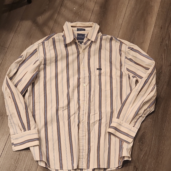 Faconnable Casual Striped Men's Shirt - Picture 1 of 4